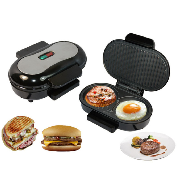 Beijamei small steak hamburger machine Egg Frying Pan Electric sandwich maker bread oven breakfast barbecue maker machine