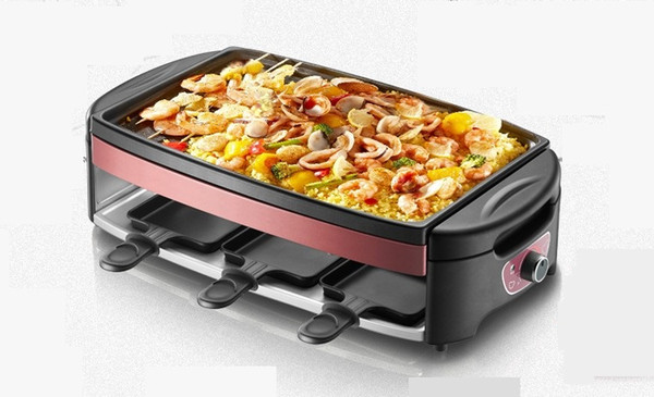 Electric bbq grill barbecue oven pan frying pan multi-functional home cooking Korean Teppanyaki 014