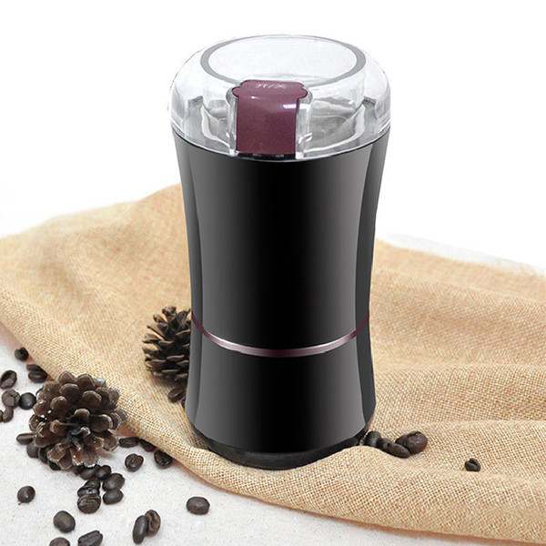 BEIJAMEI Electric Coffee Grinder Mini Kitchen Pepper Grinder Powerful Beans Spices Nuts Seeds Coffee Bean Grinding Machine