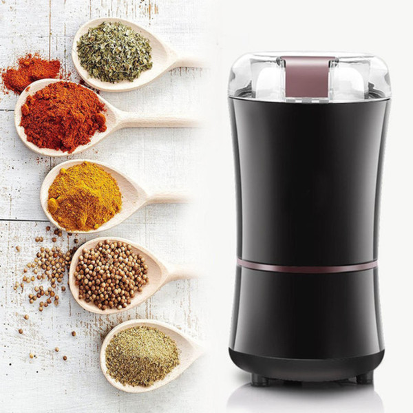 NEW Handheld Electric Coffee Bean Grinder Stainless Steel Spices Herbs Grains Home Grinding with Retail Box