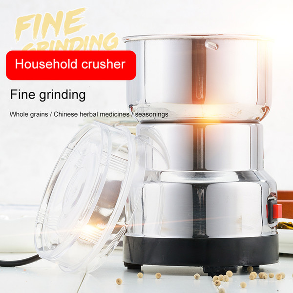 MINI Coffee Bean Grinder Stainless steel Household Electric Beans grinding machine Cafe Crusher travel mill pulverizer EU plug