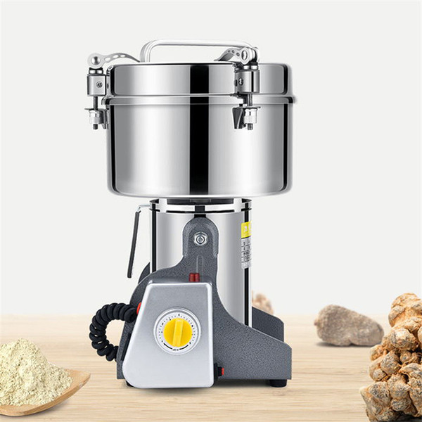 Househole Electric Food Crops Mill High speed Flour Mill Machine Stainless Steel For Spices/Corn/Soybean