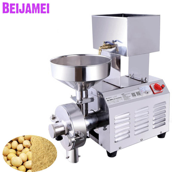 Beijamei 3KW Grinder for Soymilk Machine Commercial Electric Rice Peanut Sesame Pulp Grinding Machine For Sale