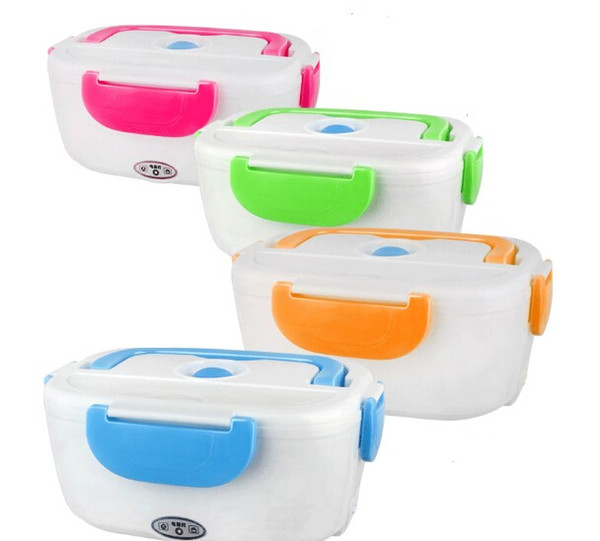 Lunch Box Multi Functional Portable Electric Heating Lunchbox Heat Preservation Bento With Spoon Multi Color 39fs C R