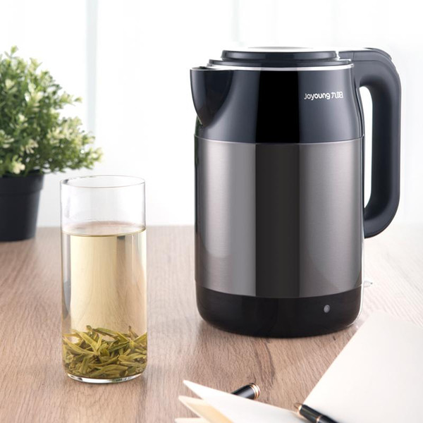 New Joyoung Household Electric Kettle 1.7L Stainless Steel Water Boiler Double Anti-scalding 8 Hours Insulation Teapot 220V