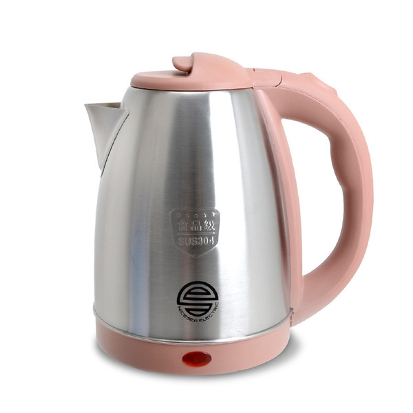 304 Stainless Steel Electric Kettle 1.8L Electric Kettle Hot Automatically Off Home metal water bottle 110V