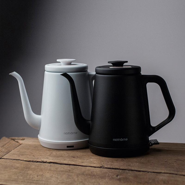 NSH1810 Classic Electric Kettle Black White 2 Colors Stainless Steel Teapot 1000ml Automatic Power-off Water Boiler