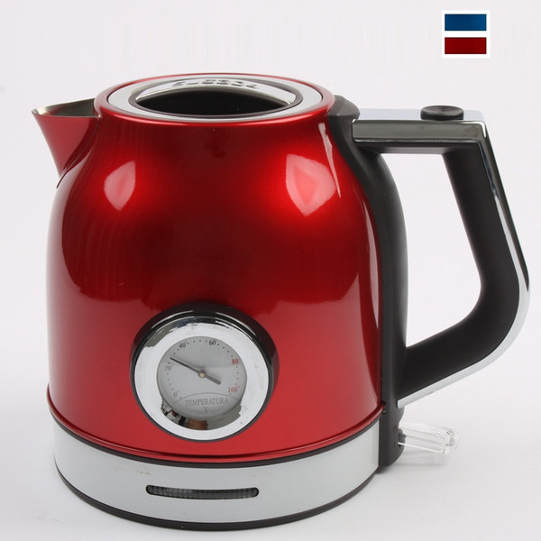 DMWD 1.8L Thermometer Electric Kettle With Temperature Meter 304 Stainless Steel Water Heater 220V 1500W Fast Boiling Teapot