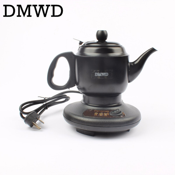 DMWD Stainless steel Thermal insulation electric kettle teapot 0.7L 450W automatic hot water heating boiler tea pot EU US plug