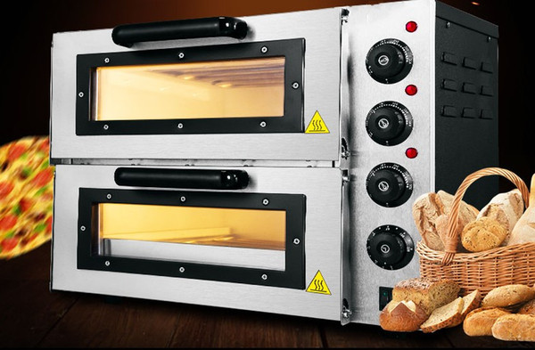 Double-layer oven Commercial electric heating gas oven Two-layer pizza bread cake Large-scale electric oven large capacity LLFA