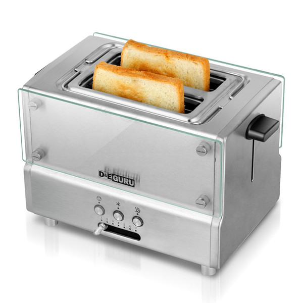 New Household Fully Automatic Toaster Stainless Steel With Grill Bread Baking Machine Breakfast Machine EU Plug Good Quality