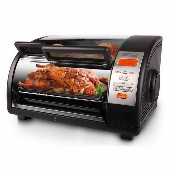 Multifunctional electric oven 220V|1450W 12 hour clock mode 60-240 degree 0-90 minute time baking oven 005