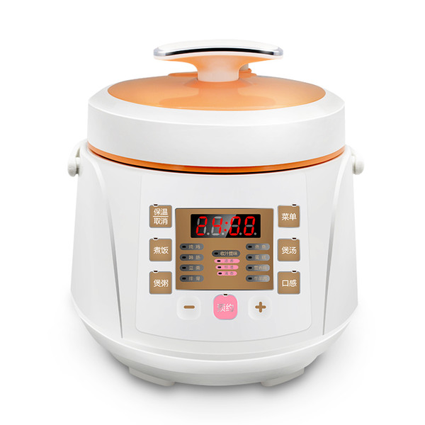 DMWD 2L Small Electric Pressure Cooker 220V Intelligent Soup Pot Cake Maker 24H Appointment 8 Menu For 1-2 People