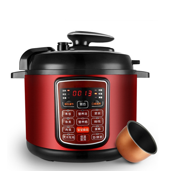 DMWD 11 Menus Electric Pressure Cooker 220V 5L Intelligent Rice Cooker Pressure Stewing Soup Pot 24H Appointment 900W