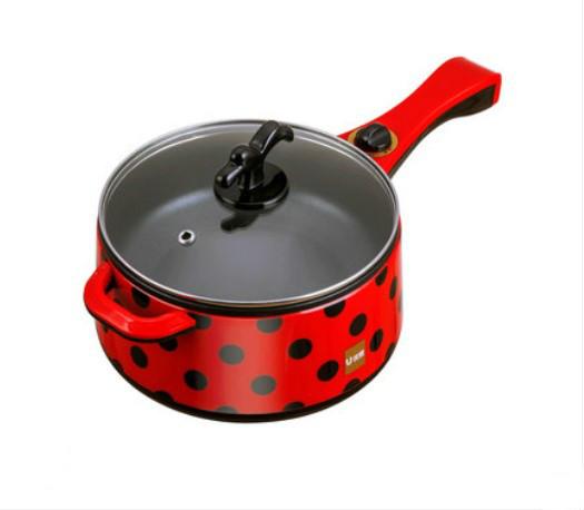 220V 280/700w 2L Electric frying pan wok Skillet Multi-functional food grade non-stick pan Hot pot Soup pot