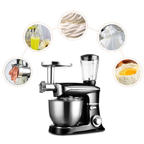 Beijamei Bread Dough Mixer Kneading Eggs Blender 6.5L Kitchen Stand Food Milkshake/Cake Mixing Machine meat grinder juicer