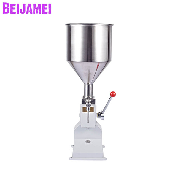 Beijamei New Arrival Manual Filling Machines Handle Pressure Paste Juice Honey Food Filler Machine Liquid Filling Packing