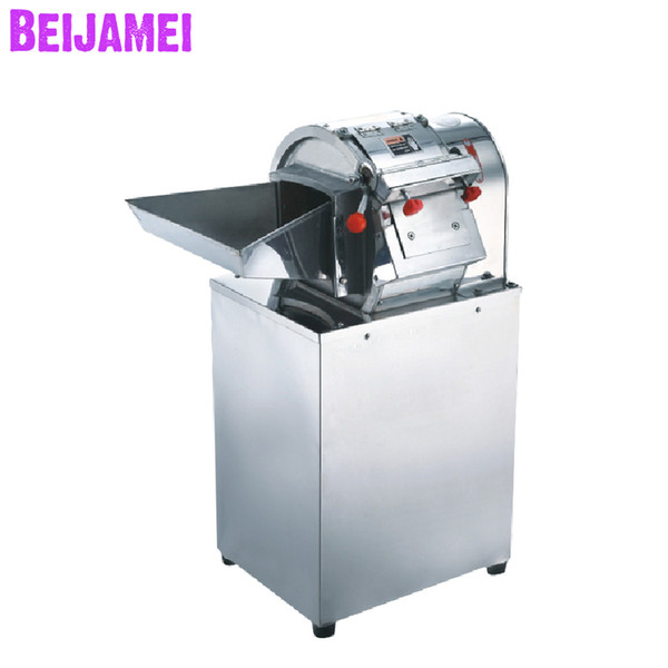 BEIJAMEI High efficiency Commercial Restaurant Vegetable Cutter Price electric potato carrot Slicer slicing machine for sale