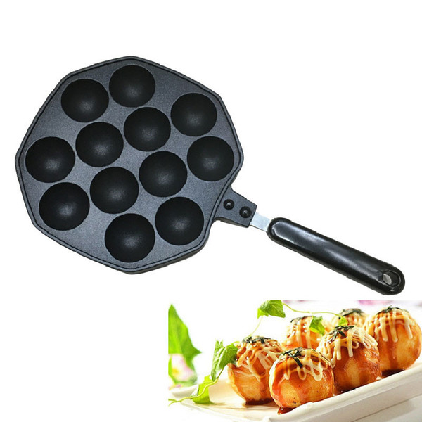 Beijamei Aluminum Alloy Takoyaki Pan Takoyaki Maker Octopus Small Balls Baking Forming Mold Pan Home Cooking Tools