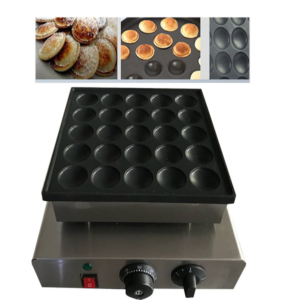 Free Shipping Cost 25 holes Mini Pancake machine with Good quality Poffertjes Maker