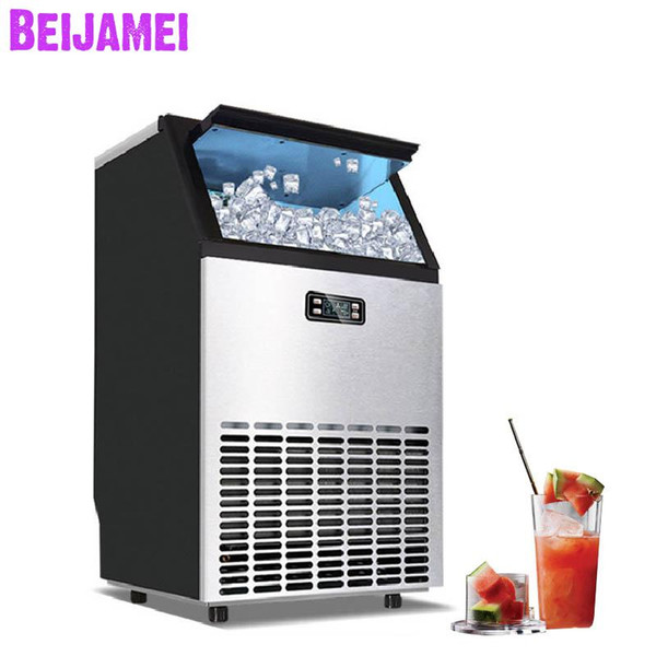 BEIJAMEI 55KG/68KG/80KG/24hours cube ice making machine automatic square ice maker for commercial use