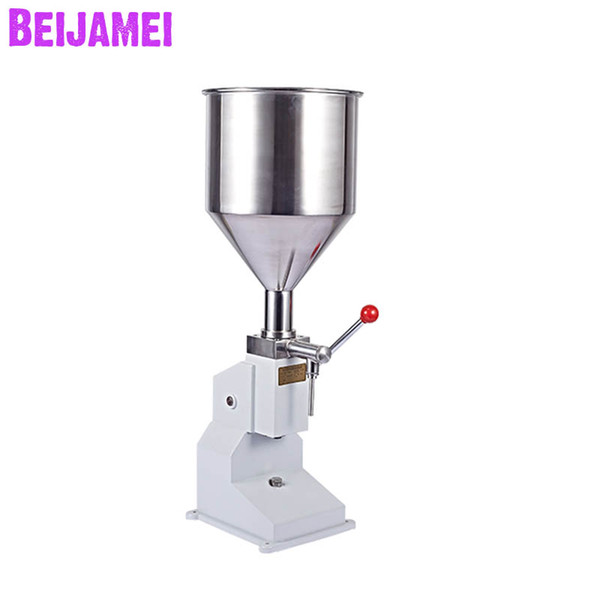 Beijamei New Quantitative food filling machine hand pressure stainless paste dispensing liquid packaging equipment 0 ~ 50g