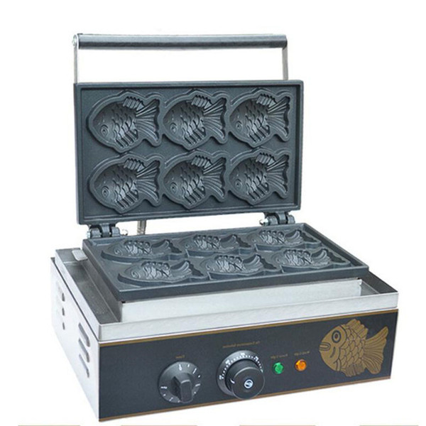 Wholesale products small fish taiyaki machine 110v 220v mini waffle maker Korean taiyaki making machine price