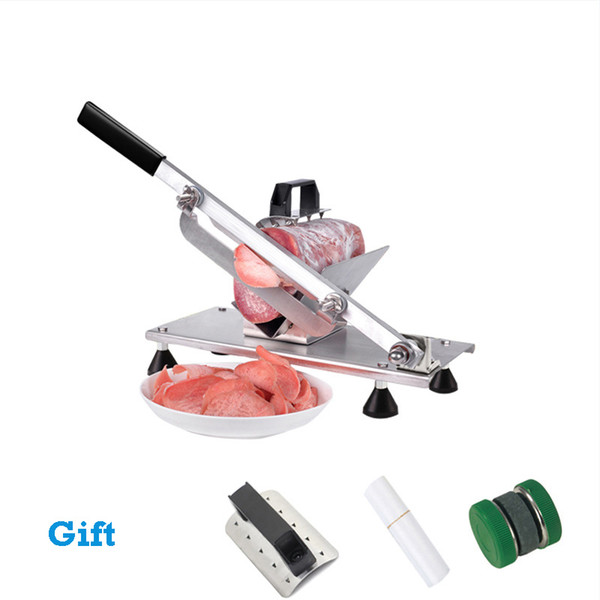 Stainless Steel Manual Household Meat Slicer Lamb Beef Frozen Meat Vegetable Mutton Hand Mincer Cutter For Kitchen