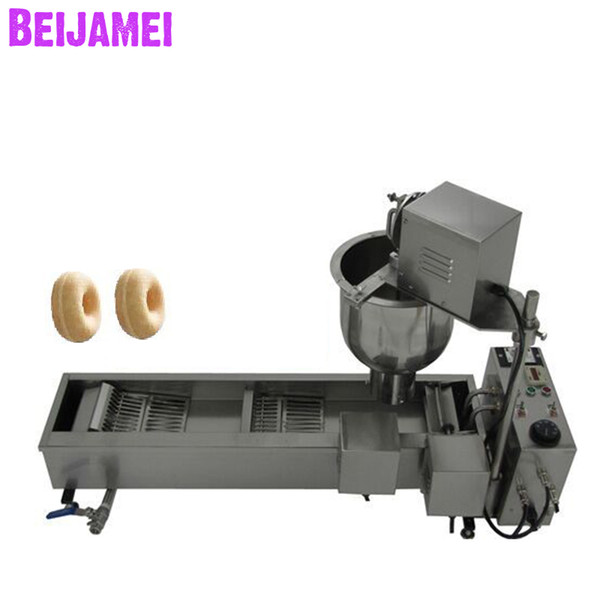 Beijamei New Factory snack donut making machine electric commercial doughnut fryer machine make donut 110V 220V