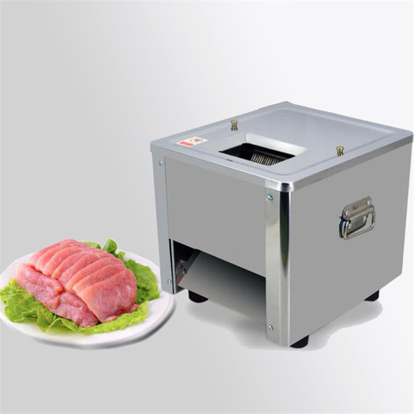 BEIJAMEI New Design 850W 220V Commercial Meat Cutting Machine Home Manual Electric Meat Food Cutter Slicer