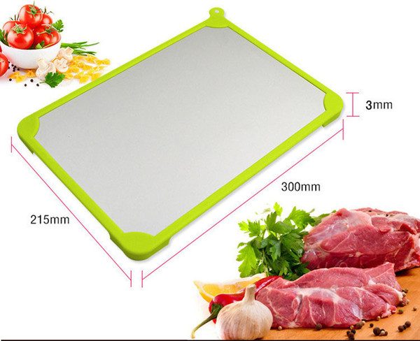 Wholesale Unfreeze Cutting Board Rapid and Healthy Deicing Double-sided Thawing Plate Creative Kitchen Products Thawing Plate