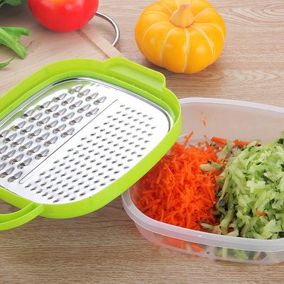 Free Shipping Manufacturer Direct Selling Korean Vegetable Slicers Multifunctional Planer Cutter Stainless Steel PP Kitchen Tools Practical