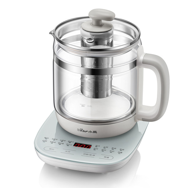 220V 1000w 1.5L Health pot High borosilicate glass Electric kettle 304 stainless steel Tea maker