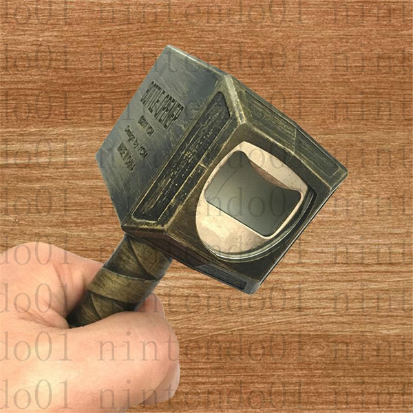 Creative beer bottle opener Hammer of Thor Shaped magnetic retro hammer soda bottle opener fun opener