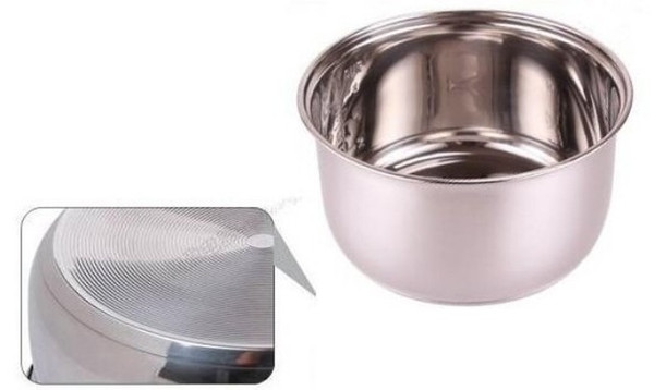 4Lrice cooker stainless steel non-stick inner pot ice bucket ice beer barrels dog supplies pet dog bowl water bowls drinker 23.8*13cm