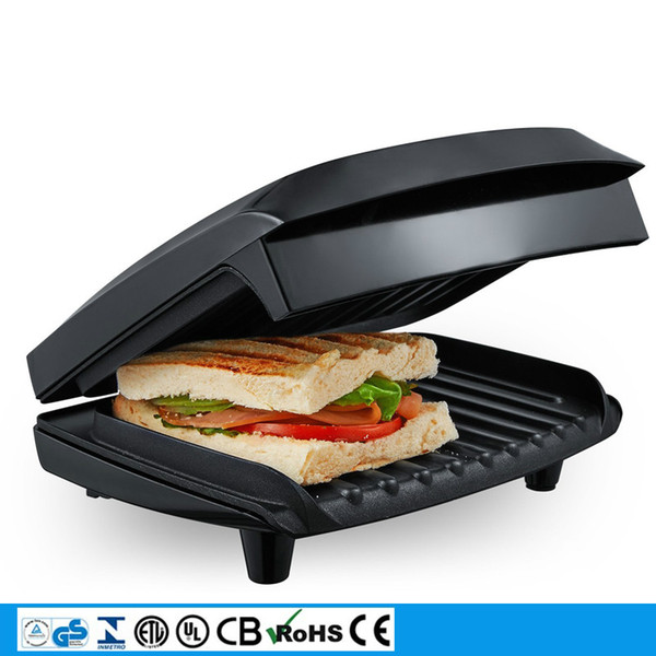 1000W portable outdoor/indoor Non-stick coating plate household multi-cooker BBQ griller panini press waffle sandwich maker