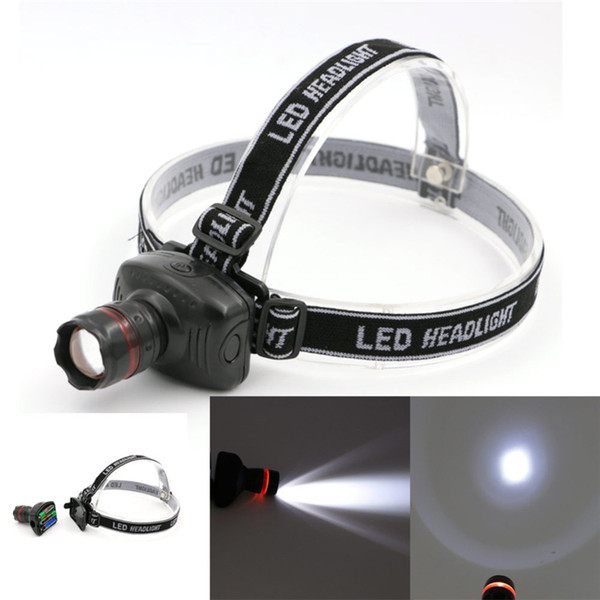 New arrival 3w Led Headlamp Torch Headlight Head Light Zoomable Lamp Flashlight Camping Headlamp Hot Sales