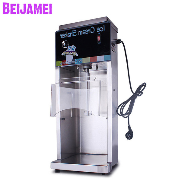 BEIJAMEI Wholesale Ice cream flurry maker swirl ice cream shaker fruit yogurt ice cream blender electric milk shake mixer