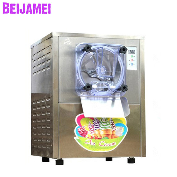 BEIJAMEI Commercial 20L Frozen Hard Ice Cream Machine Desktop Ice cream freezer / Electric Gelato machine Table Top