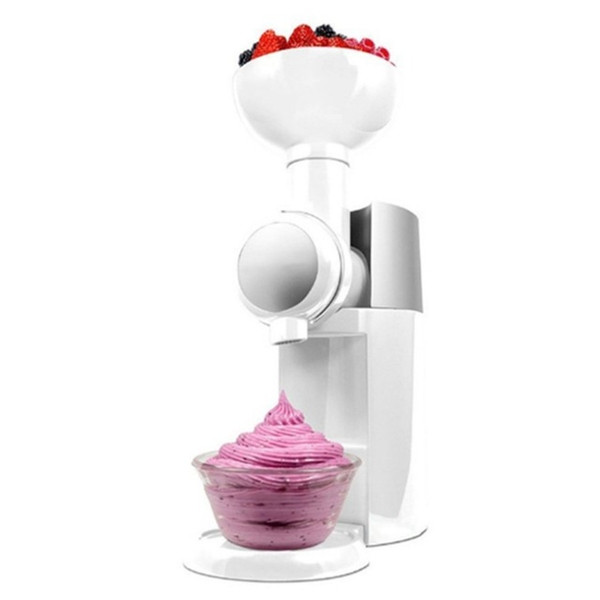 Practical Design DIY Ice Cream Maker Machine Portable Size Household Use Automatic Frozen Fruit Dessert Machine