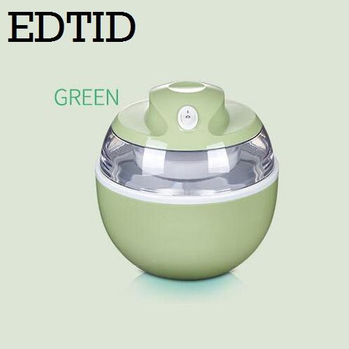 EDTID Household Mini ice cream Machine Portable 500ml DIY Automatic Frozen Fruit Icecream Maker Children Sorbet Dessert Freezer