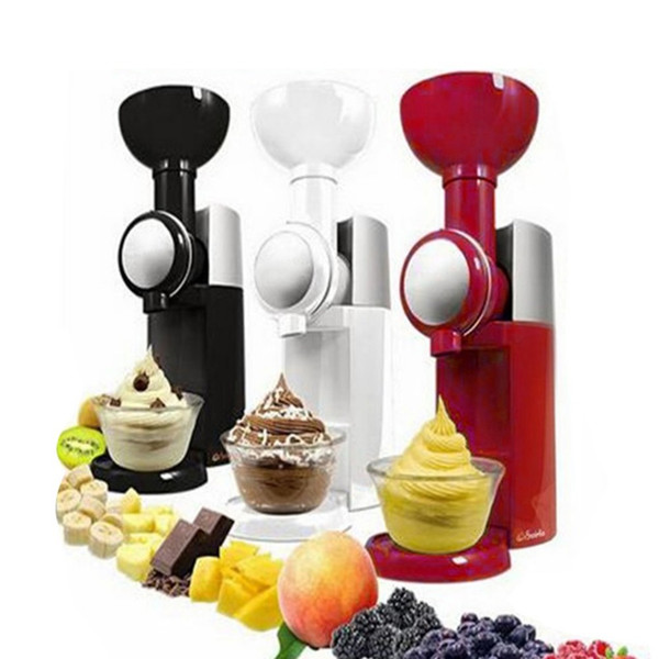 new arrival Practical Design DIY Ice Cream Maker Machine Portable Size Household Use Automatic Frozen Fruit Dessert Machine