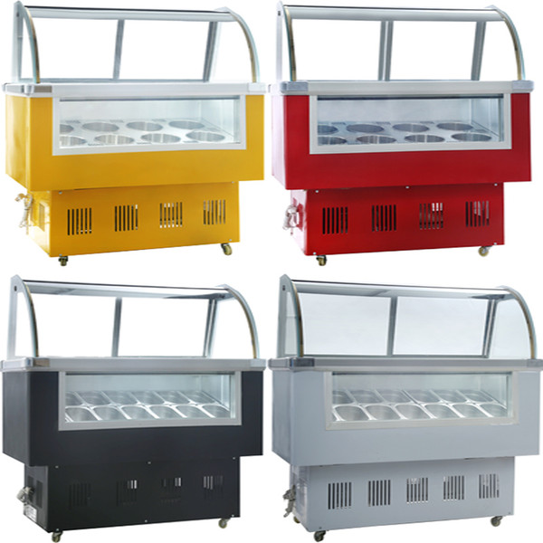 China factory ice cream display cabinet / Italy delicious batch freezer display / popsicle display freezer / freezer 215W