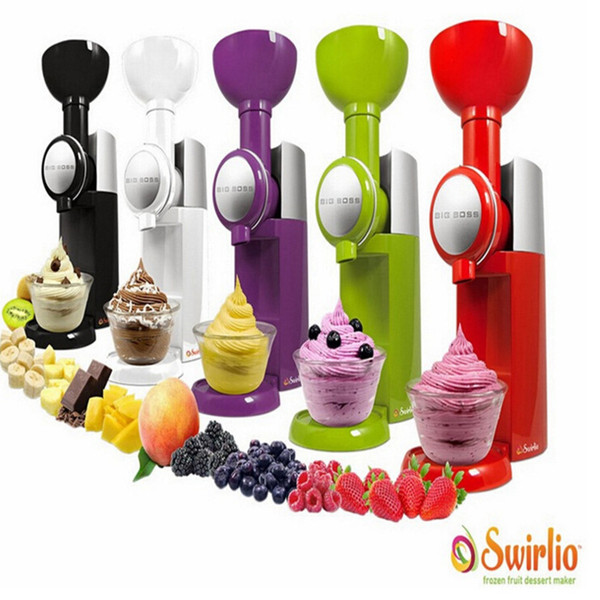 Big Boss Swirlio fruit ice cream machine home use automatic frozen mini cream machine household EU plug 180w ice cream maker