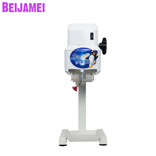 BEIJAMEI Promotion Price Commercial Snow Ice Crushers Planer Automatic Ice Shavers Sand Ice Smoothie Machine Electric