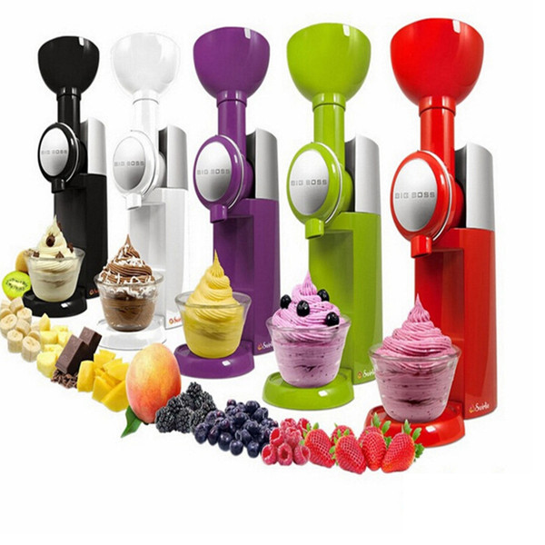 Fast Electric Automatic Frozen Fruit Dessert Machine Fruit-Ice Cream Machine Maker Milkshake Machine 2019 hot sellig