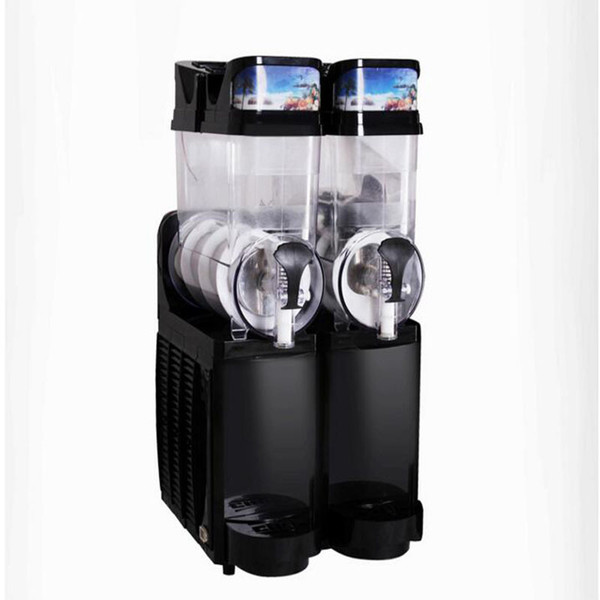 580W Snow Melting machine/double Tank Slush Machine/Cold Drink Maker/Smoothies Granita Machine/Sand ice machine