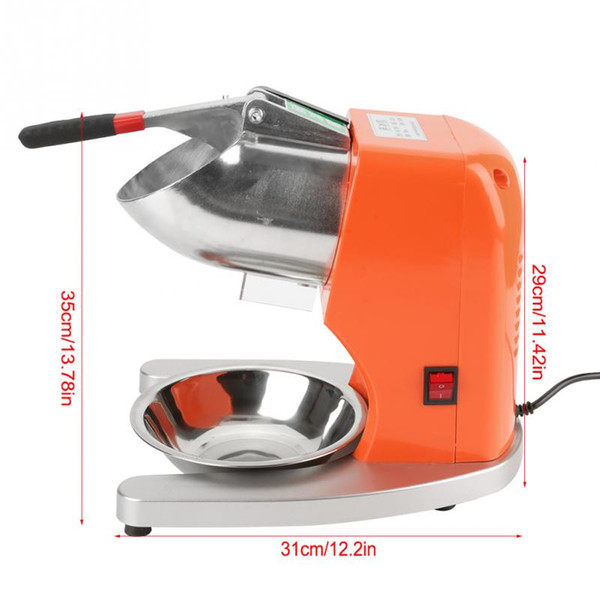 220V 300W High Power Electric Ice Crusher Shaver Machine for DIY Cold drinks(CN standard plug) Home