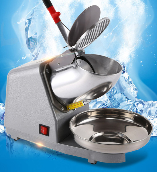 Commercial stainless steel electric ice crusher Smoothie shaver slush sand Block Breaking maker snow cone grinder Machine