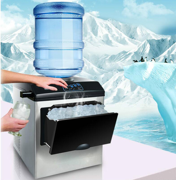 24H/25kg commercial or household portable countertop automatic bullet ice machine for coffee shops, cold drinks shops, bars 220v